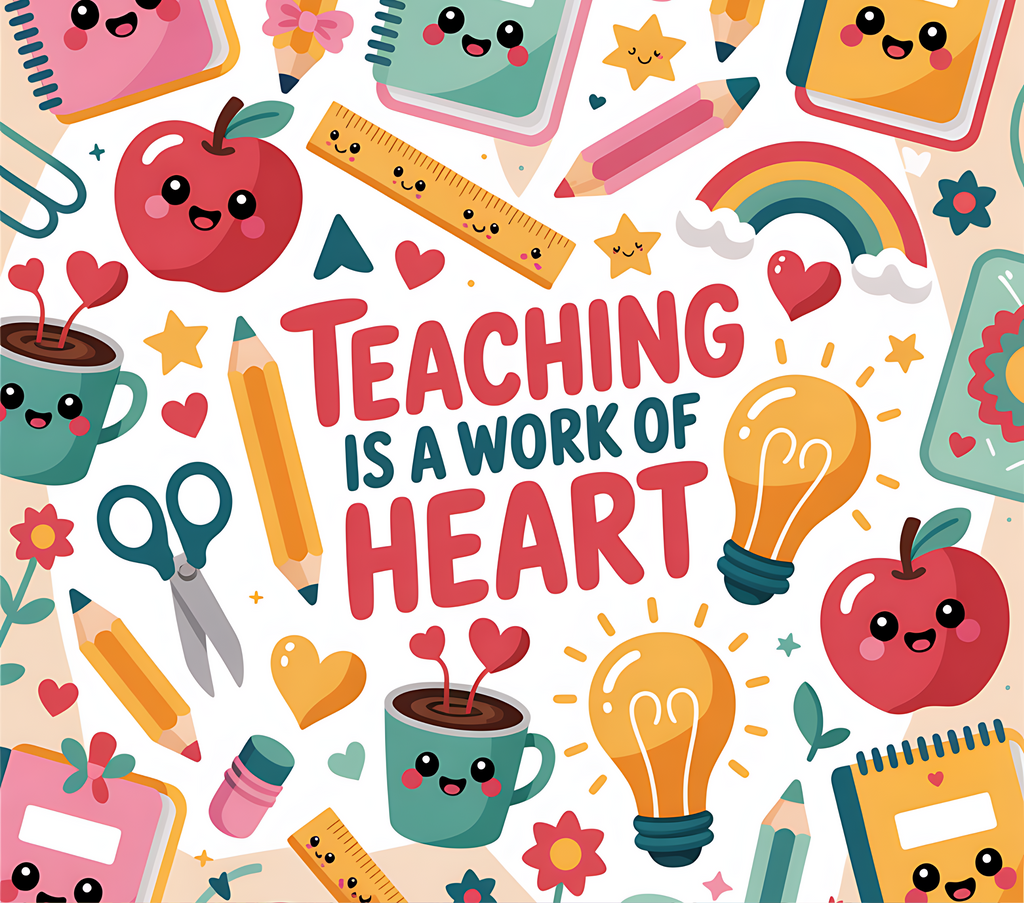 Teaching is a Work of Heart 20 oz Tumbler
