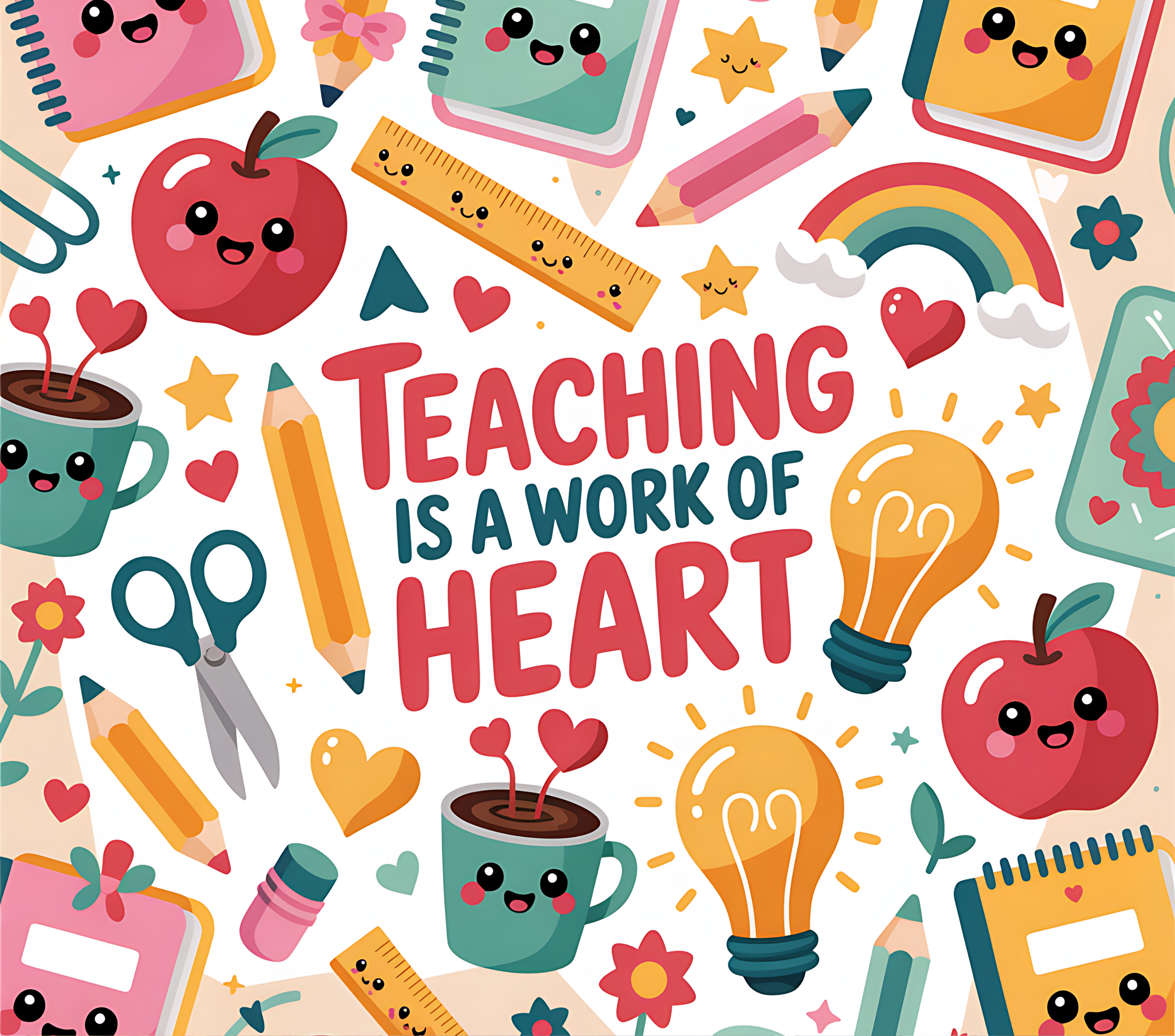 Teaching is a Work of Heart 20 oz Tumbler