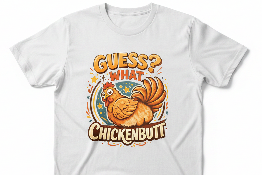 Guess What Chickenbutt Shirt