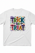 Trick or Treat White T-Shirt Mockup